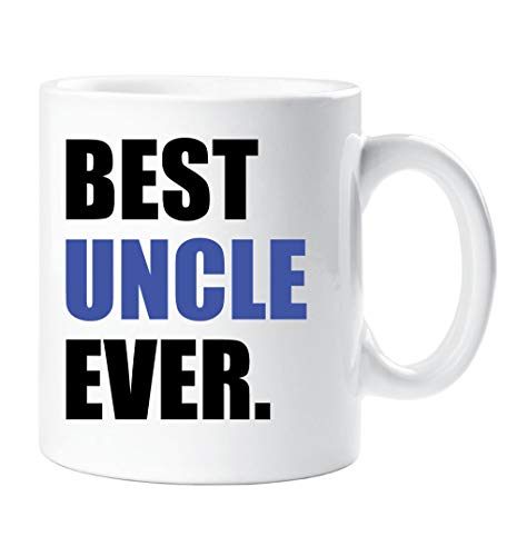 Best Uncle Ever Becher Blau Vatertag Tasse Geburtstag Weihnachten Keramik Geschenk von 60 Second Makeover Limited