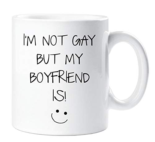 60 Second Makeover Limited Homosexuell Becher Ich Bin Not Homosexuell But My Boyfriend Ist Geschenk Lustig Becher von 60 Second Makeover Limited