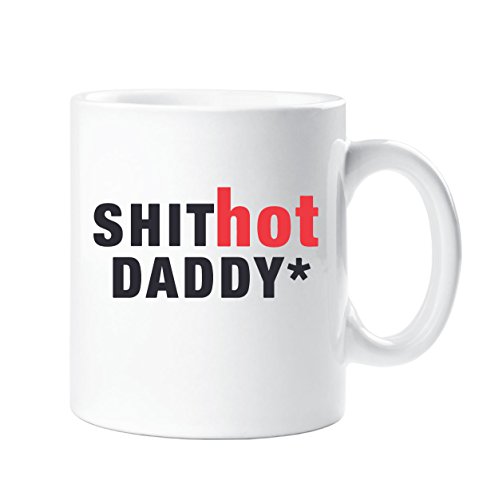 Shit Heiss Daddy Becher Geschenk Freund Vatertag Weihnachten Neuheit Lustig Tasse von 60 Second Makeover Limited