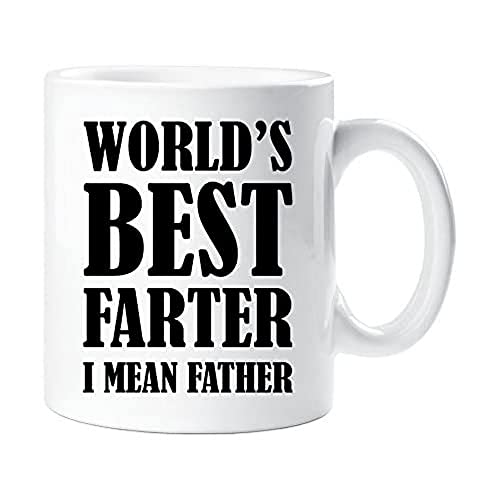 World's Best Farter I Mean Vater Becher Vatertag Geschenk Tasse Geburtstag Weihnachten Papa von 60 Second Makeover Limited