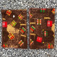 Mitte Des Jahrhunderts Stoffservietten Mit Abstrakten Karo Design von 60WattVintage