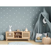 52st. 3cm Wandsticker Wandtattoo Dots Punkte Kinderzimmer Babyzimmer Wanddeko Set Kinderzimmerdeko, Wandaufkleber Mehfarbig von 61sekunden