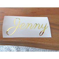 Wandsticker Name, Aufkleber Schriftzüge, Personalisiert, Kinderzimmer Sticker, Etiketten, Hochzeit, Wunschtext, Namensaufkleber von 61sekunden