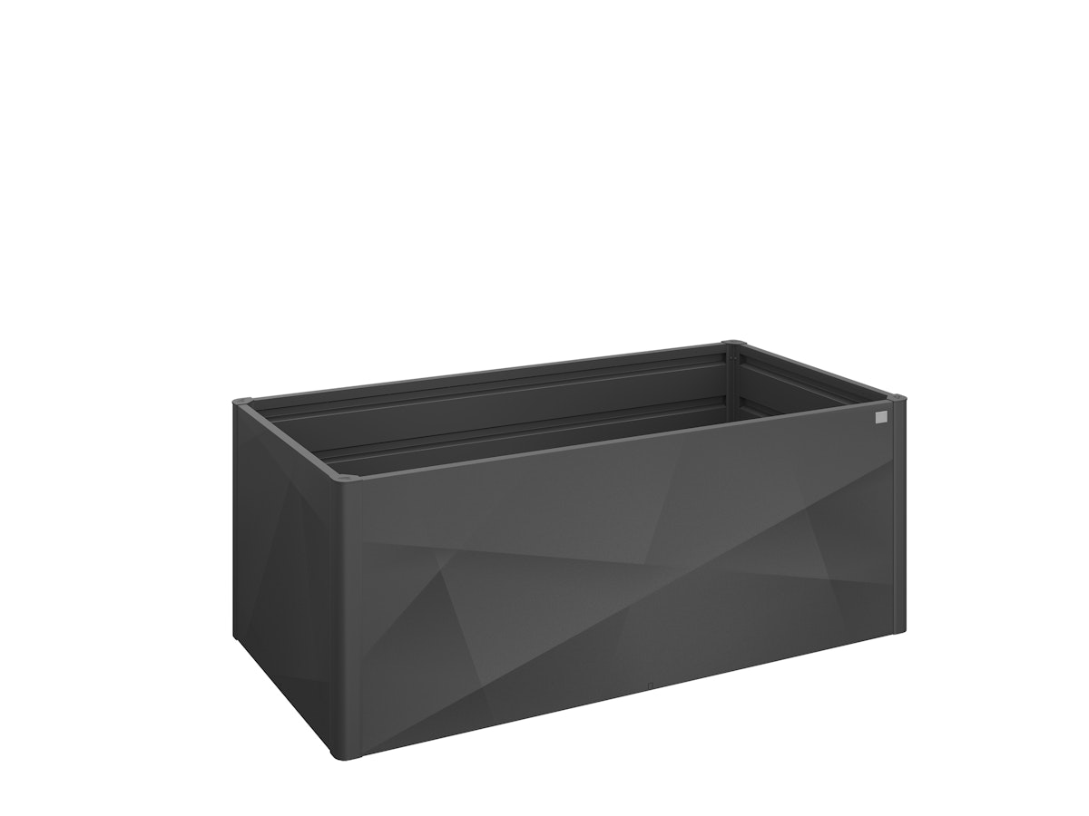 Biohort HochBeet X-Design B 201 x T 102 x H 77 cm (Gr. 2x1) dunkelgrau-metallic von Biohort