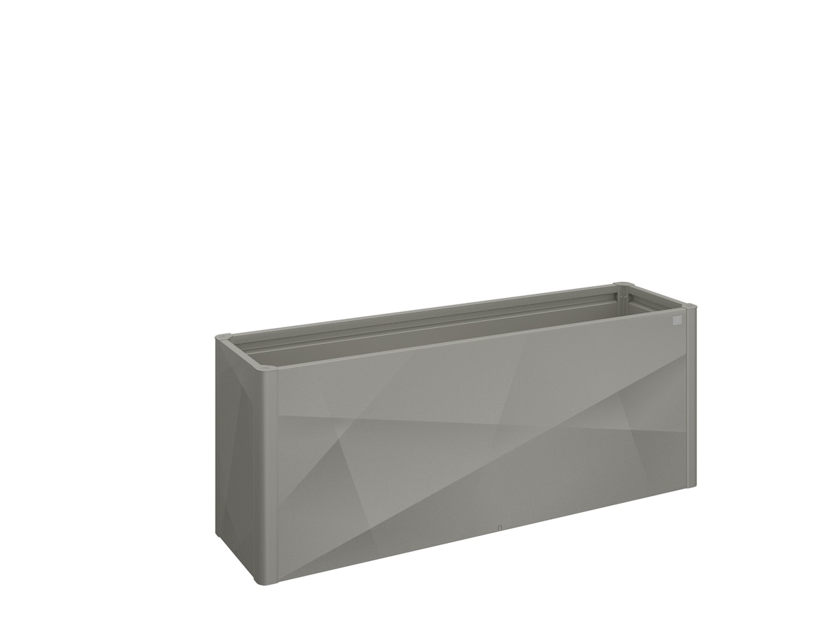 Biohort HochBeet X-Design B 201 x T 53 x H 77 cm (Gr. 2x0,5) quarzgrau-metallic von Biohort