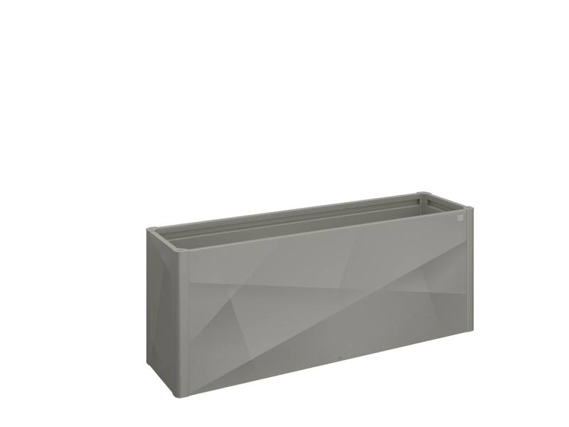 Biohort HochBeet X-Design B 201 x T 53 x H 77 cm (Gr. 2x0,5) quarzgrau-metallic von Biohort