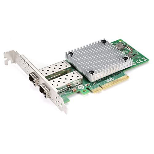 6COMGIGA 10-Gb-PCI-E-NIC-Netzwerkkarte im Vergleich zu Intel X710-DA2, Zwei SFP+-Ports, mit Intel X710-BM2-Chipsatz,10-GB-PCI-Express-Ethernet-LAN-Adapter unterstützt Windows Server/Windows/Linux/ESX von 6COMGIGA