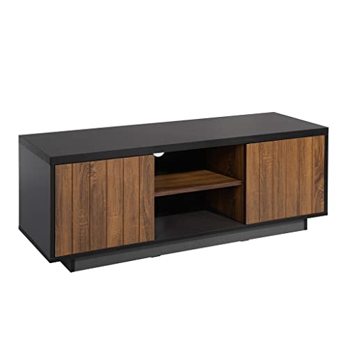 6hftuiiii Modernes TV-Regal für Fernseher unter 152,4 cm (60 Zoll), Holz-TV-Schrank, kann Wohnzimmer aufbewahren (Farbe: A, Größe: wie abgebildet) von 6hftuiiii