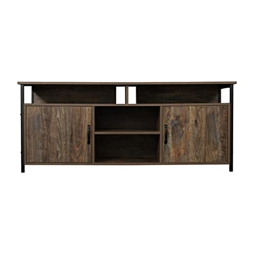 6hftuiiii TV-Regal, modernes Holz, universelle Medienkonsole mit Metallbeinen, Familienwohnzimmermöbel, Unterhaltungszentrum (Farbe: A, Größe: wie abgebildet) von 6hftuiiii