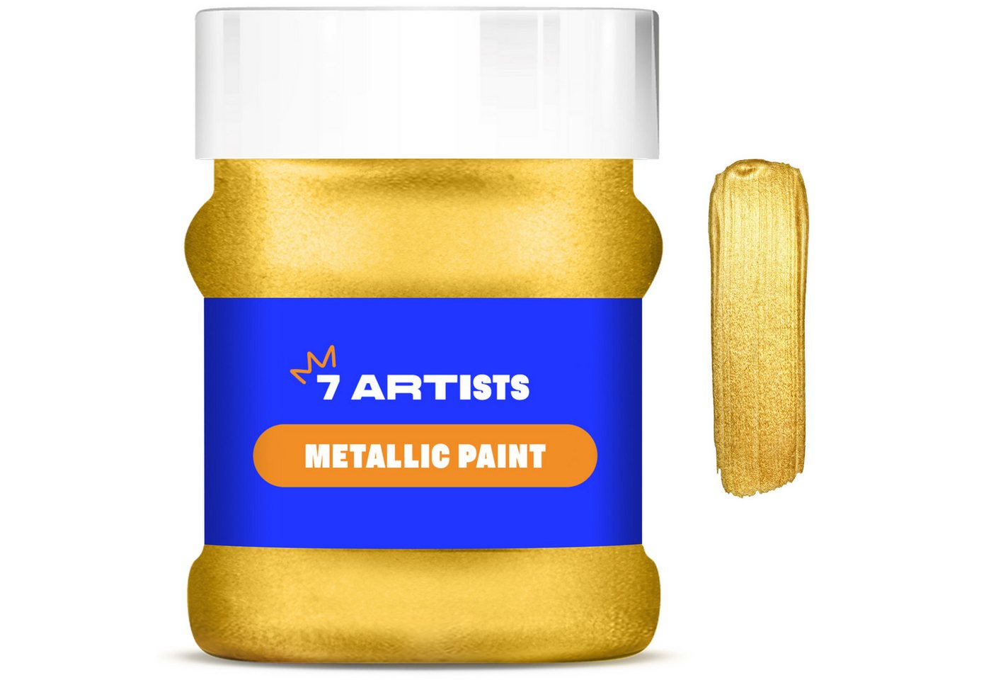 7 Artists Acrylfarbe 7 Artists Acrylfarbe Metallic 50 - 230 ml Gold, Silber von 7 Artists