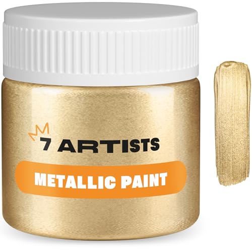 7 Artists Acrylfarben Antique Copper 50 ml | Acrylfarben Metallic | Metallic Acrylfarben | Acrylfarbe Kupfer Metallic | Kupfer Acrylfarbe | Acryl Kupfer Metallic | Malfarbe Kupfer | Acrylfarbe Kupfer von 7 Artists