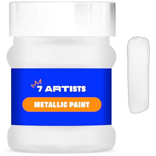 7 Artists Acrylfarbe Weiss Perlmutt 230 ml Metallic Acrylfarbe Weiß | Weiß Acrylfarbe Glitzer | Acryl Metallic Perlmuttfarbe | Acrylfarbe Perlmutt | Pearlescent Paint | Acrylfarbe Perlweiss 7 Artists Acrylfarbe Weiss Perlmutt 230 ml Metallic Acrylfarbe Weiß | Weiß Acrylfarbe Glitzer | Acryl Metallic Perlmuttfarbe | Acrylfarbe Perlmutt | Pearlescent Paint | Acrylfarbe Perlweiss von 7 Artists