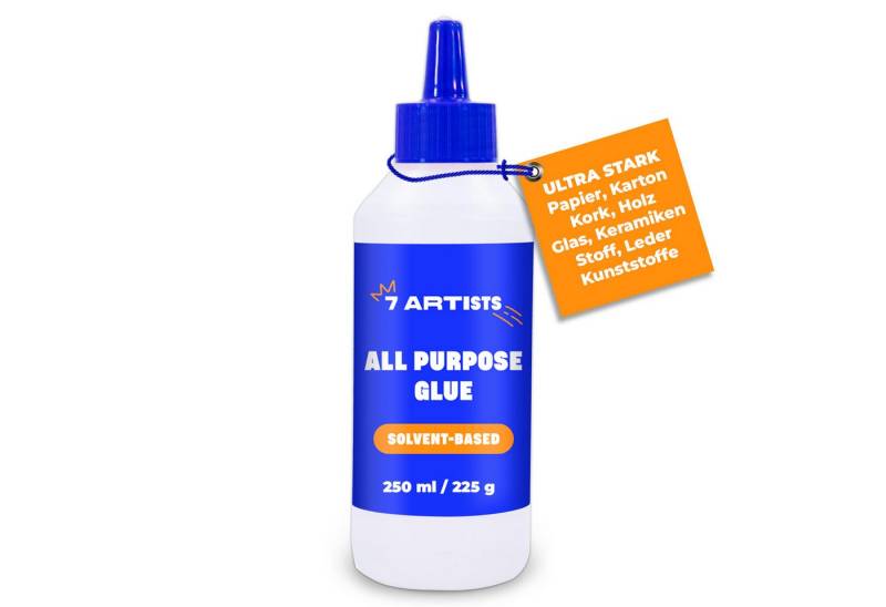 7 Artists Bastelkleber 7 Artists Bastelkleber Transparent Flüssig 225 g - Bastelleim von 7 Artists