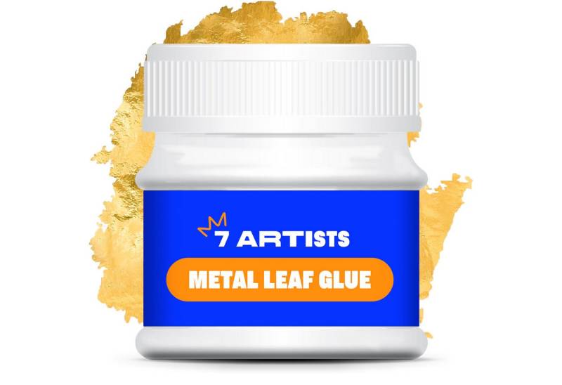 7 Artists Bastelkleber Anlegemilch Blattgold Kleber auf Wasserbasis 50ml - Anlegemilch, Anlegemilch Blattgold Kleber von 7 Artists