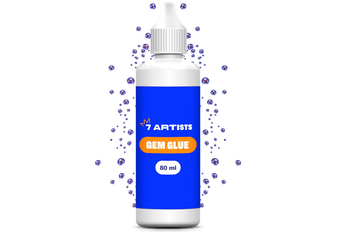 7 Artists Bastelkleber Strassstein Kleber Schmucksteinkleber Transparent 80ml - Wasserfester, Schmucksteinkleber 7 Artists Bastelkleber Strassstein Kleber Schmucksteinkleber Transparent 80ml - Wasserfester, Schmucksteinkleber von 7 Artists