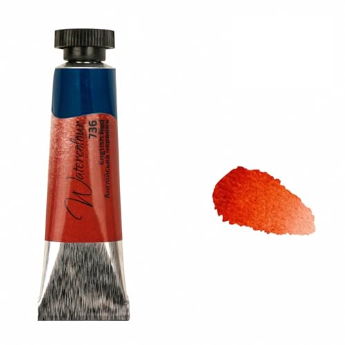 7 Artists Englischrot Aquarellfarbe 10 ml Tube, Hochwertige Künstler-Aquarell, Feinste Küntsler-Aquarellfarben 7 Artists Englischrot Aquarellfarbe 10 ml Tube, Hochwertige Künstler-Aquarell, Feinste Küntsler-Aquarellfarben von 7 Artists