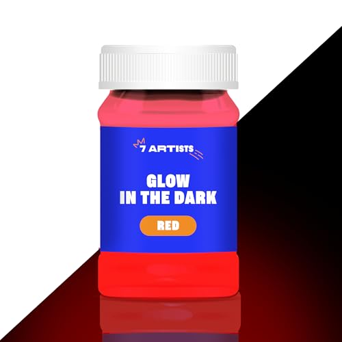 7 Artists Fluoreszierende Acrylfarbe Neon Leuchtfarbe Rot 100 ml | Nachtleuchtende Farbe auf Wasserbasis | Fluoreszierende Leuchtfarbe Acryl zum Bemalen von Holz Papier Stein Karton 7 Artists Fluoreszierende Acrylfarbe Neon Leuchtfarbe Rot 100 ml | Nachtleuchtende Farbe auf Wasserbasis | Fluoreszierende Leuchtfarbe Acryl zum Bemalen von Holz Papier Stein Karton von 7 Artists