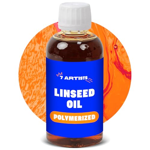 7 Artists Premium Leinöl Für Ölfarben 250ml Flasche Polymerisiert | Linseed Oil for Oil Paint - Leinöl Ölfarben Für Malen & Art 7 Artists Premium Leinöl Für Ölfarben 250ml Flasche Polymerisiert | Linseed Oil for Oil Paint - Leinöl Ölfarben Für Malen & Art von 7 Artists