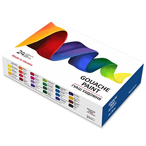 7 Artists Premium Qualität Gouache Farben SET 24x20ml Für Art & Malen - Gouache Paint SET Für Erwachsene 7 Artists Premium Qualität Gouache Farben SET 24x20ml Für Art & Malen - Gouache Paint SET Für Erwachsene von 7 Artists