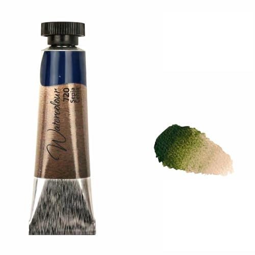 7 Artists Sepia Aquarellfarbe 10 ml Tube, Hochwertige Künstler-Aquarell, Feinste Küntsler-Aquarellfarben 7 Artists Sepia Aquarellfarbe 10 ml Tube, Hochwertige Künstler-Aquarell, Feinste Küntsler-Aquarellfarben von 7 Artists
