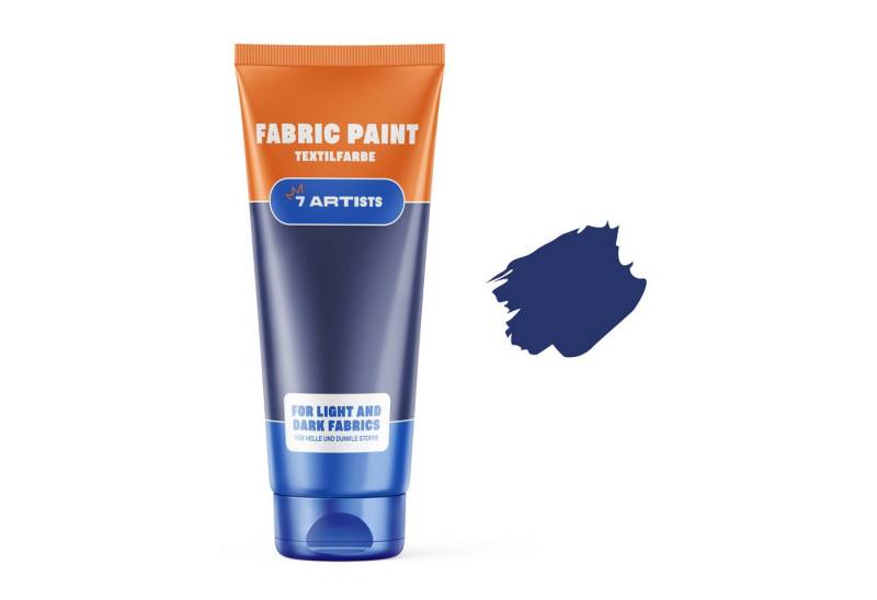 7 Artists Textilfarbe 7 Artists Textilfarbe 60 ml – Deckend für Helle & Dunkle Stoffe, Textilfarbe Waschmaschinenfest Nach Fixierung von 7 Artists