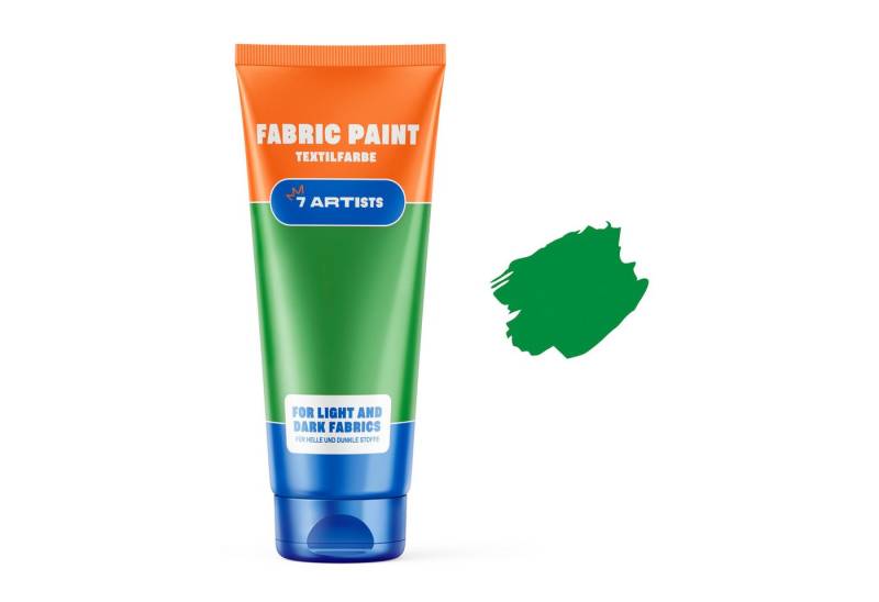 7 Artists Textilfarbe 7 Artists Textilfarbe 60 ml – Deckend für Helle & Dunkle Stoffe, Textilfarbe Waschmaschinenfest Nach Fixierung von 7 Artists