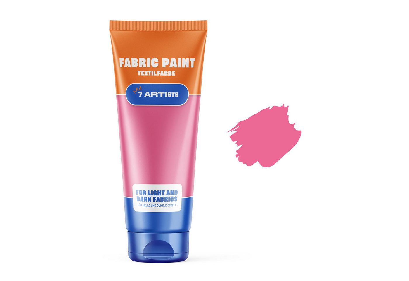 7 Artists Textilfarbe 7 Artists Textilfarbe 60 ml – Deckend für Helle & Dunkle Stoffe, Textilfarbe Waschmaschinenfest Nach Fixierung von 7 Artists
