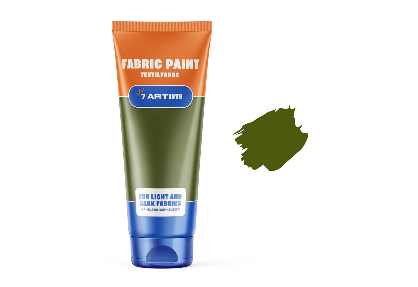 7 Artists Textilfarbe 7 Artists Textilfarbe 60 ml – Deckend für Helle & Dunkle Stoffe, Textilfarbe Waschmaschinenfest Nach Fixierung von 7 Artists