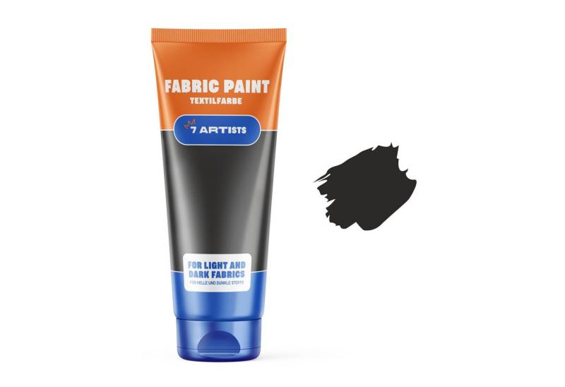 7 Artists Textilfarbe 7 Artists Textilfarbe 60 ml – Deckend für Helle & Dunkle Stoffe, Textilfarbe Waschmaschinenfest Nach Fixierung von 7 Artists