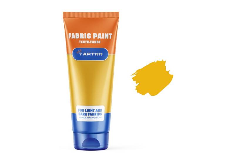 7 Artists Textilfarbe 7 Artists Textilfarbe 60 ml – Deckend für Helle & Dunkle Stoffe, Textilfarbe Waschmaschinenfest Nach Fixierung von 7 Artists