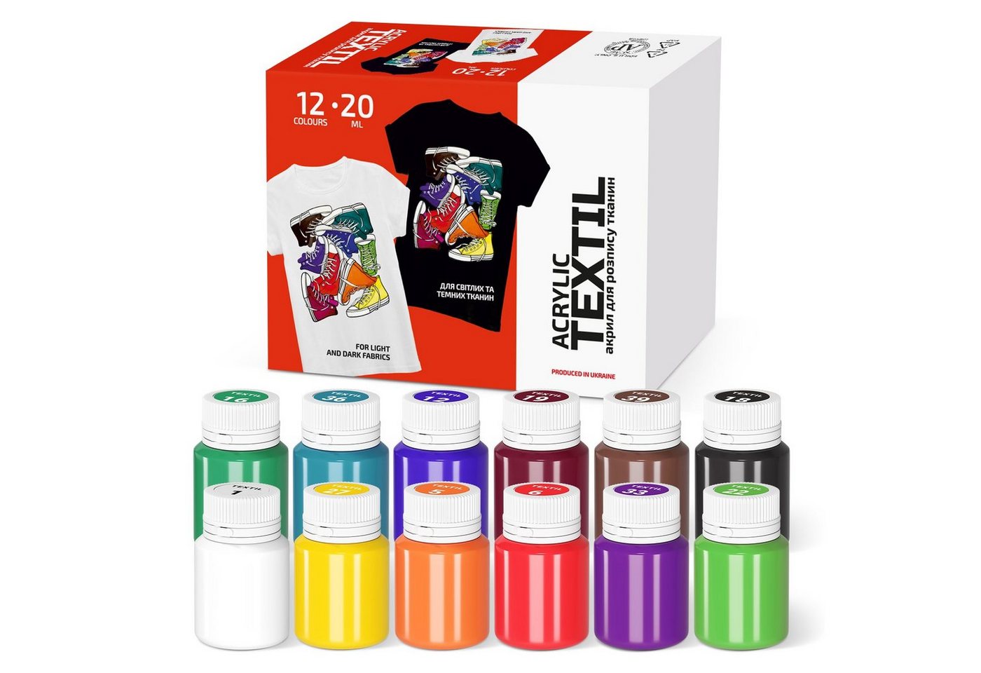 7 Artists Textilfarbe Stoffmalfarben Waschmaschinenfest - Textilfarbe Waschfest x 20 ml 7 Artists Textilfarbe Stoffmalfarben Waschmaschinenfest - Textilfarbe Waschfest x 20 ml von 7 Artists