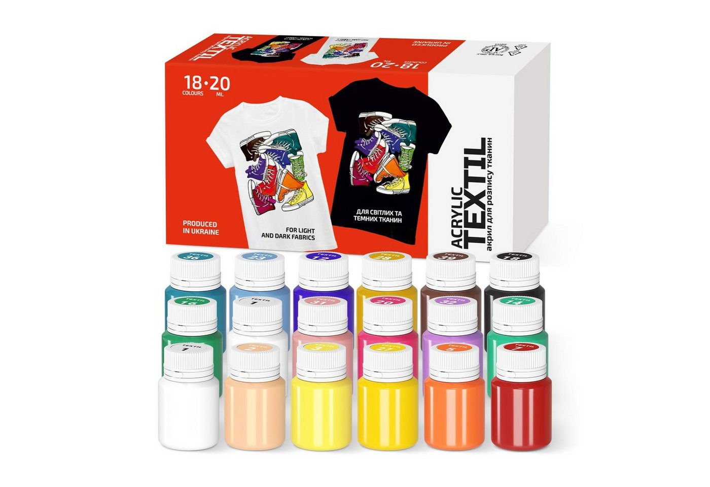 7 Artists Textilfarbe Stoffmalfarben Waschmaschinenfest - Textilfarbe Waschfest x 20 ml 7 Artists Textilfarbe Stoffmalfarben Waschmaschinenfest - Textilfarbe Waschfest x 20 ml von 7 Artists