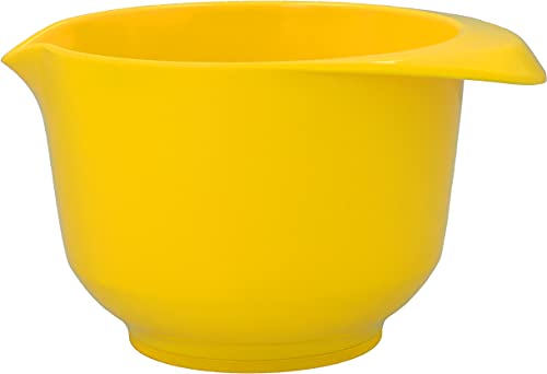 Birkmann, Colour Bowls, Rühr- und Servierschüssel, klein, 0,75 Liter, kratzfest, standfest, nachhaltig, gelb von 708747