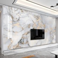 Marmor Tapete Luxus Tv Hintergrund Wallpaper Peel & Stick Selbstklebende Wohnzimmer Schlafzimmer Wandaufkleber von 71HomeDecor