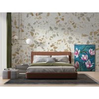 Terrazzo Muster Tapete Marmor Peel & Stick Selbstklebend Wohnzimmer Schlafzimmer Badezimmer Fliesen von 71HomeDecor