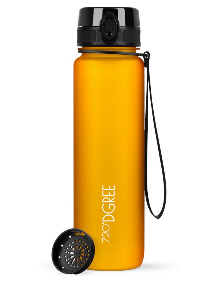 720°DGREE Trinkflasche Trinkflasche uberBottle softTouch mit Sieb honey yellow 1l von 720°DGREE