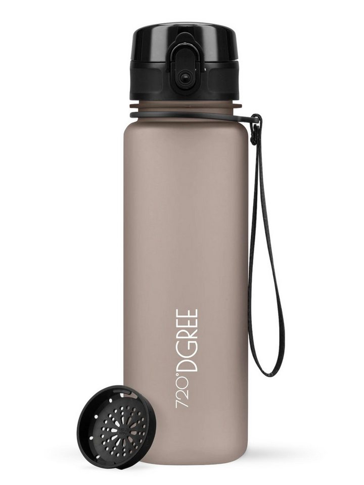 720°DGREE Trinkflasche Trinkflasche uberBottle softTouch mit Sieb nougat brown 0,5l von 720°DGREE