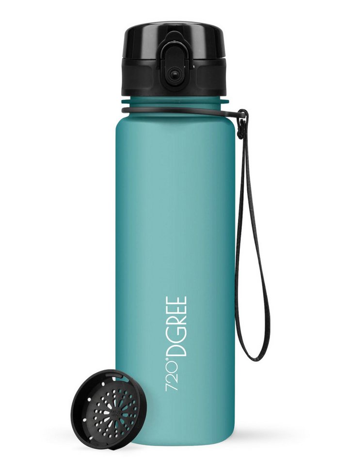 720°DGREE Trinkflasche Trinkflasche uberBottle softTouch mit Sieb ocean blue 0,5l von 720°DGREE