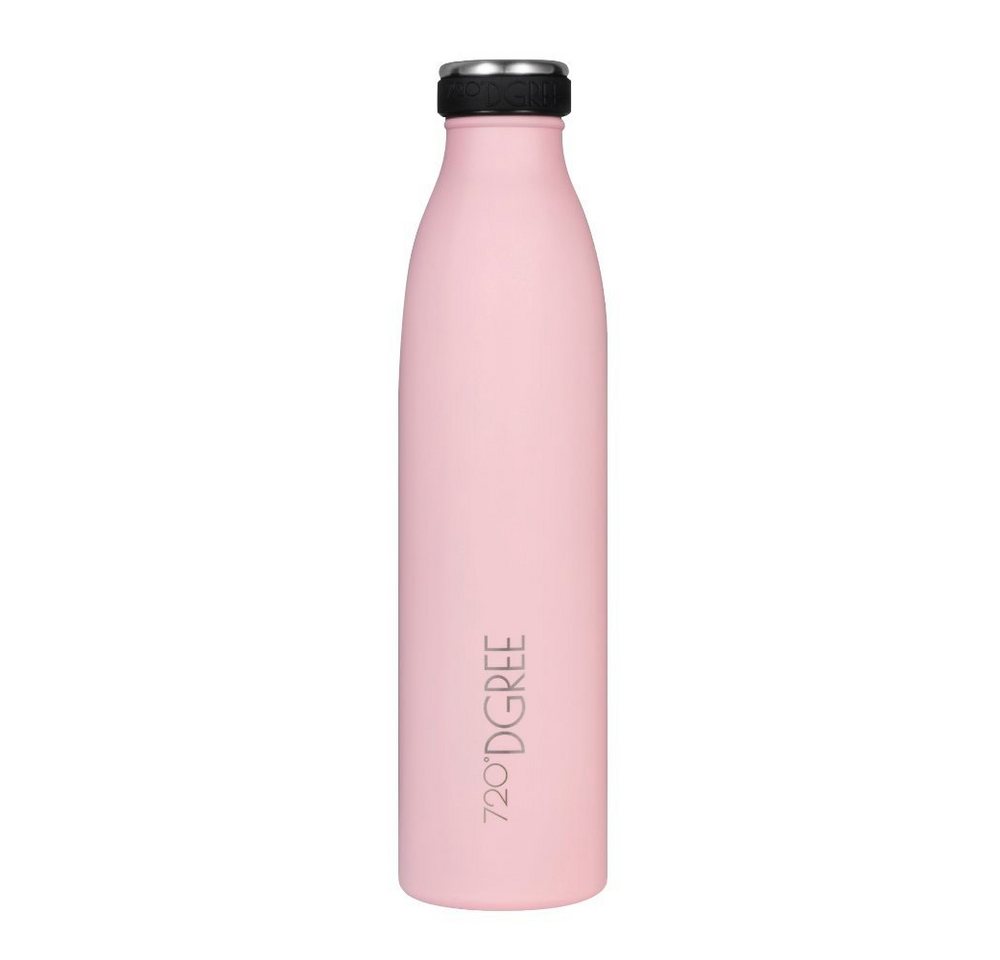 720°DGREE Trinkflasche milkyBottle Trinkflasche Edelstahl 500ml, 750ml, 1 liter, Isolierflasche Edelstahl Doppelwandig, perfekt für den Rucksack von 720°DGREE