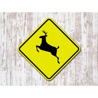 Deer Crossing Gelb Aluminium Schild Für Straße Wand Garage Eigentum Zeichen Geschenk Dekor Deer Crossing Gelb Aluminium Schild Für Straße Wand Garage Eigentum Zeichen Geschenk Dekor von 734designs