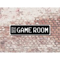 Retro Arcade Video Game Room 6 "x 24" Aluminium Schild von 734designs