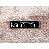 Welcome To Silent Hill 6 "x 24" Aluminium Schild Welcome To Silent Hill 6 "x 24" Aluminium Schild von 734designs