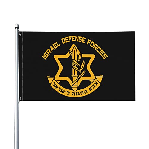 736 Banner IDF Logo Der Israelischen Verteidigungsstreitkräfte Premium Flagge Alle Jahreszeiten Parade Flag Premium Gartenfahne Für Halloween, Bauernhof, Hauswanddekoration, 3X5Ft von 736