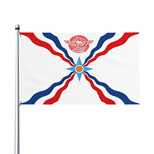 90X150cm Fahnenkette Flaggen Assyrische Flagge Piratenflagge Wetterfeste Hanging Flag Witterungsbeständiges Gartenflagge Für Restaurants Paraden Dekoration von 747