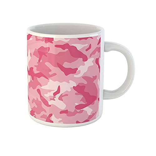 759 Kaffeetassen Camo Camouflage-Serie Im Pink Scheme Camoflage-Muster Tassen Modern Keramik Tasse Fun Becher Für Tee Kaffeeliebhaber Büro 330Ml von 759