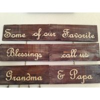 Großeltern Zu Unterzeichnen, "Einige Unserer Lieblings-Segen Nennen Uns Oma Und Papa" von 775Upcycler
