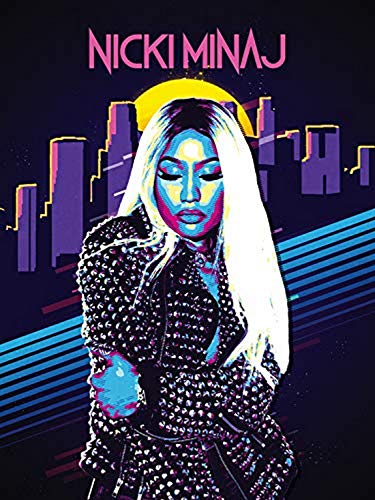 777 Tri-Seven Entertainment Nicki Minaj Poster Musik Kunstdruck (18 x 24 cm), mehrfarbig von 777 Tri-Seven Entertainment