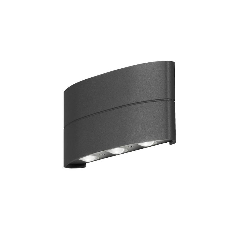 Konstsmide Wandleuchte Chieri, 8W LED, Aluminium, anthrazit (7853-370) von Konstsmide