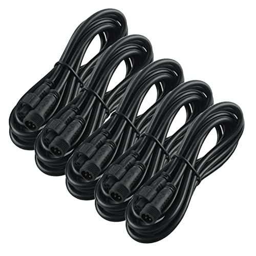 CHNXU 2M 4Pin Verlängerungskabel IP67 Wasserdicht für RGB Farbwechsel LED Bodeneinbauleuchten (5 Stück) von CHNXU