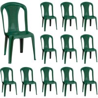 7h Seven House - 12er-Pack Napoli stapelbare Gartenstühle ohne Armlehnen 42x49x88cm 7house 7h Seven House - 12er-Pack Napoli stapelbare Gartenstühle ohne Armlehnen 42x49x88cm 7house von 7H SEVEN HOUSE